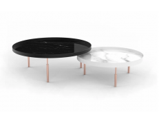 Mesa de Centro Vitória Régia pé telescópico - Consultar Valor