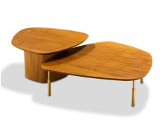 Mesa de Centro Stone Pé Telescópio - Consultar Valor