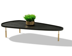 Mesa de Centro Organic com Pé Telescópio - Consultar Valor