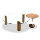 Mesa de Centro Pill Glass - Consultar Valor
