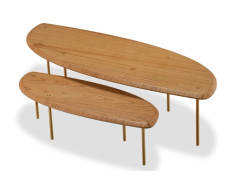Mesa de Centro Fly Gold - Consultar valor