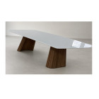 Mesa de Jantar Bréscia |Tampo Off White |Pronta Entrega