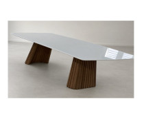 Mesa de Jantar Bréscia |Tampo Off White |Pronta Entrega