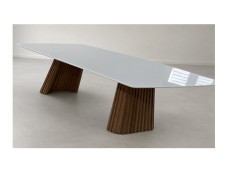 Mesa de Jantar Bréscia |Tampo Off White |Pronta Entrega