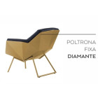 Poltrona Diamante Base fixa - Consulta Valor